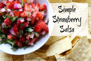 simple strawberry salsa