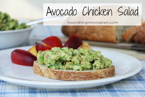 Avocado Chicken Salad, such a delicious and simple summer meal!