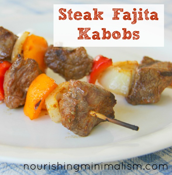 Easy Steak Fajita Kabobs