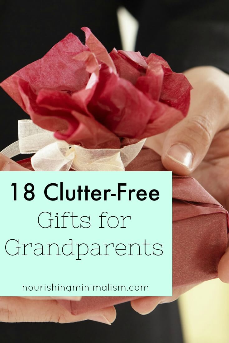 18 ClutterFree Gifts for Grandparents
