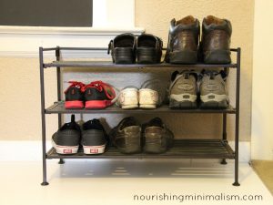 Entryway Organization for Shoes