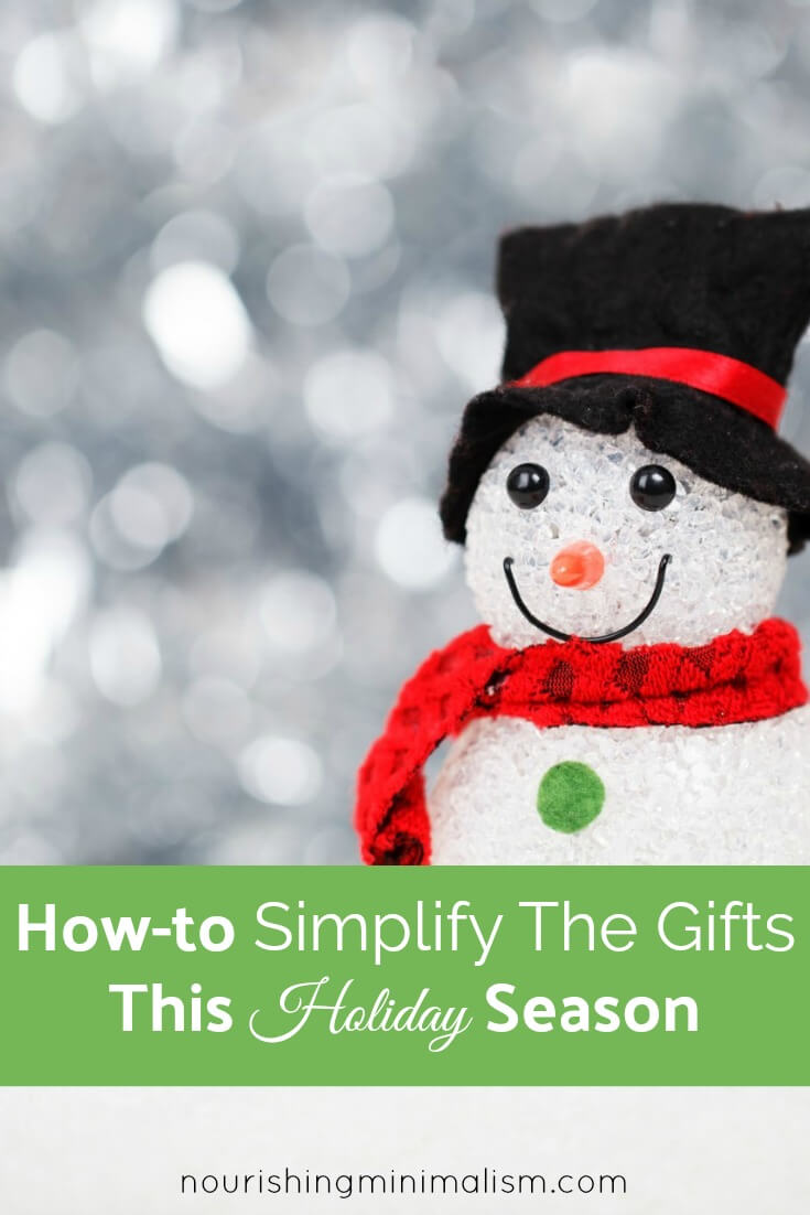 How-to Simplify The Gifts This Holiday Season