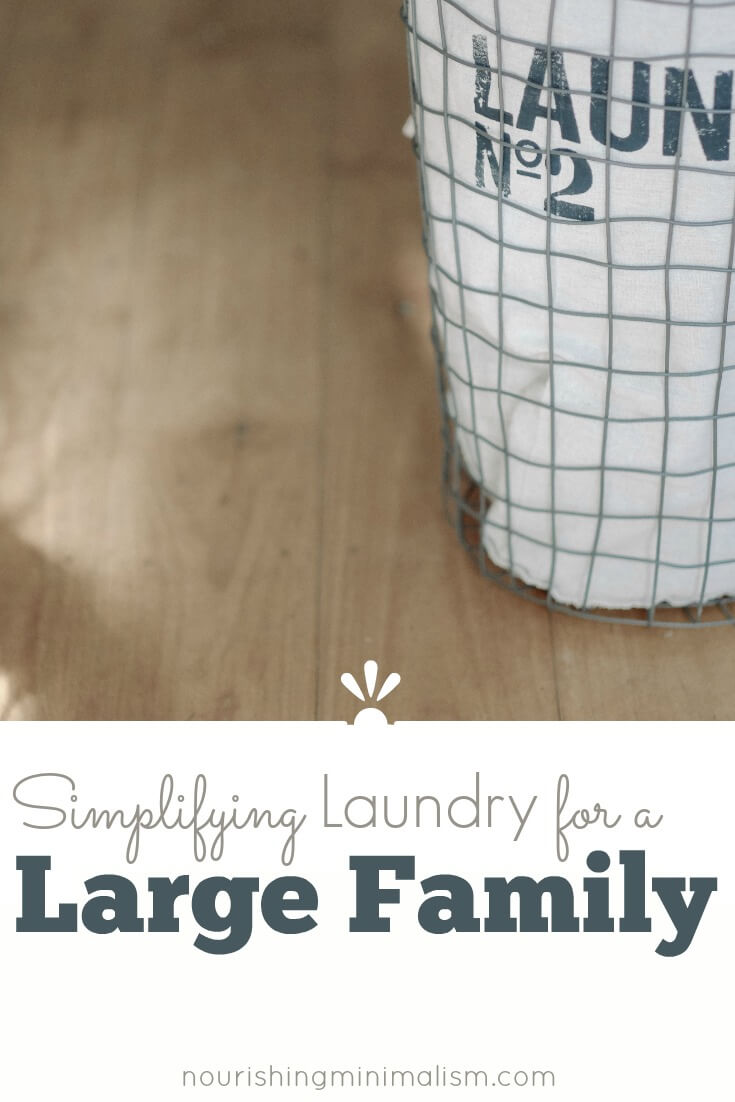 Simplifying Laundry for a Large Family