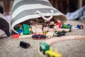 Decluttering Toys with the Kids