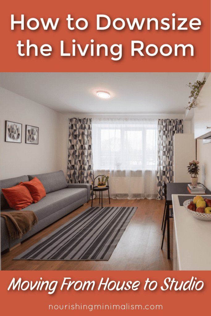 I've been working to downsize everything to move into a studio apartment, here's my list of living room essentials and how they function.